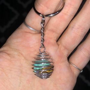 safe driving crystal keychains
